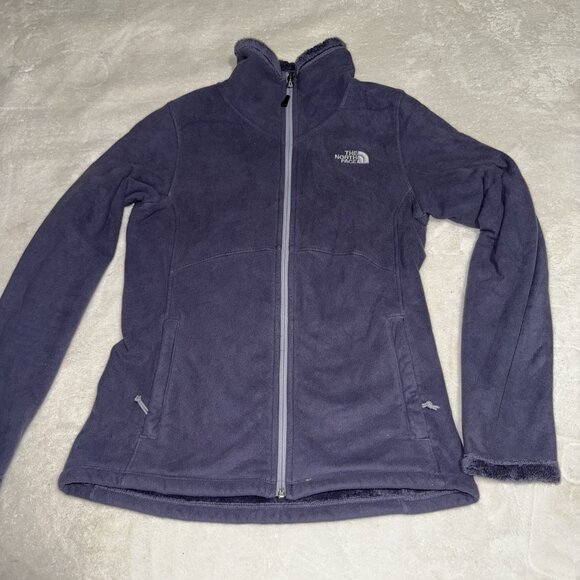 Women’s The North Face Morning Glory Full Zip Purple Fleece Jacket Size Small - Picture 1 of 8